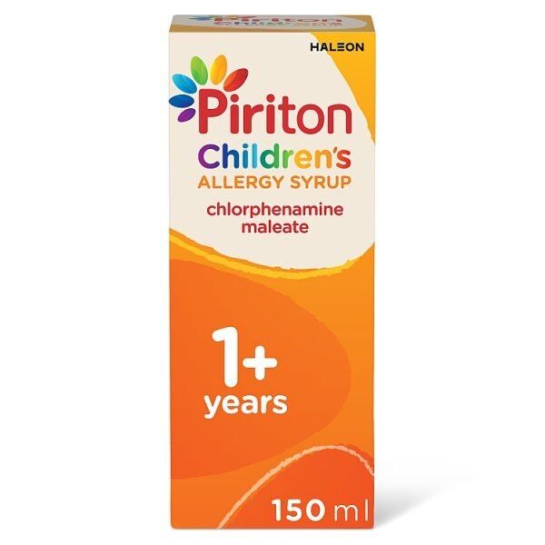 Piriton Allergy Relief Syrup for Children 150ml GOODS Superdrug   