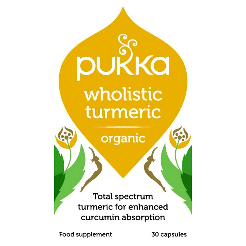 Pukka Wholisitic Turmeric - 30 capsules