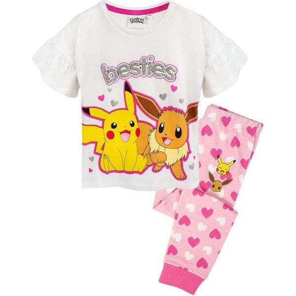 Pokemon Girls Besties Long Pyjama Set (9-10 Years) GOODS Superdrug   