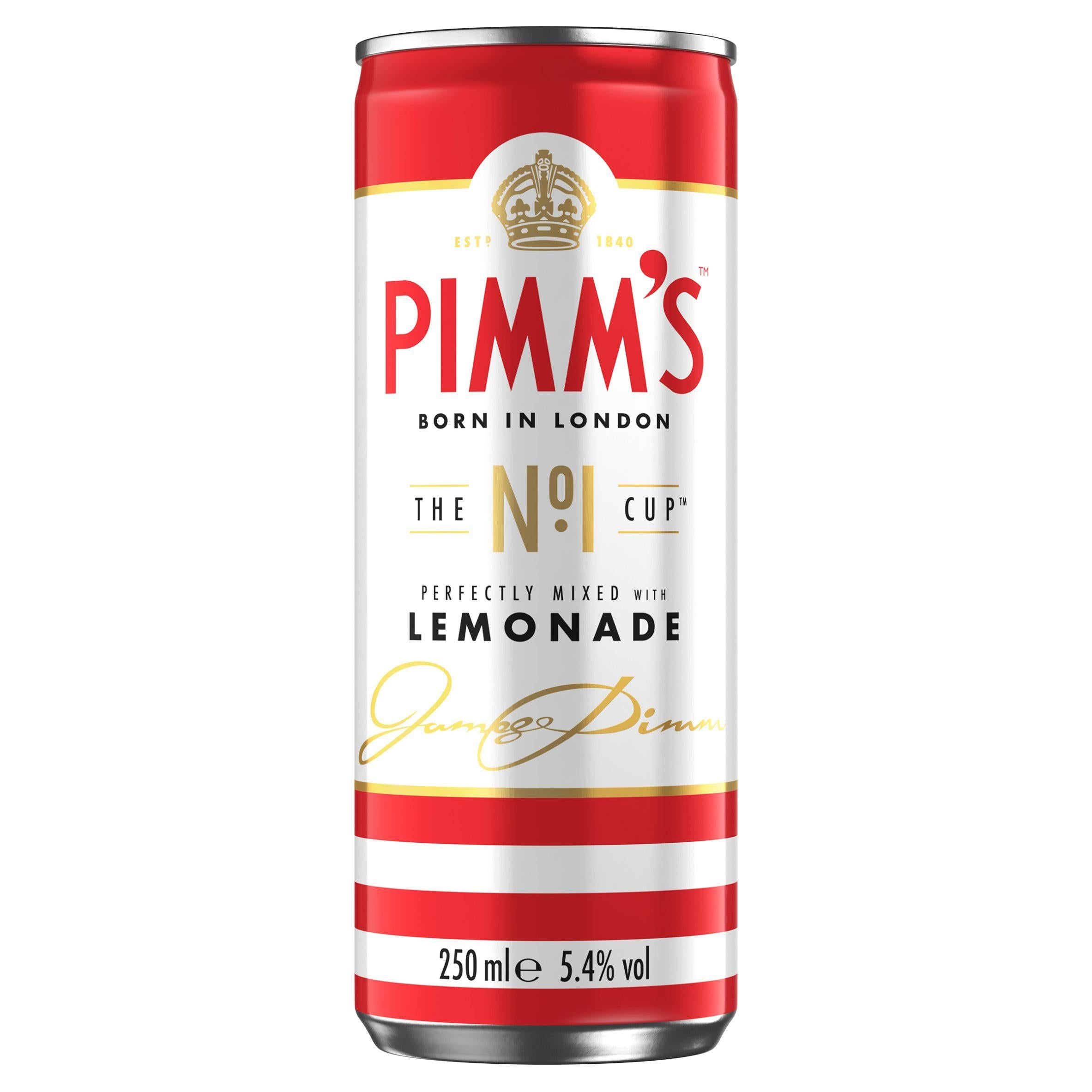 Pimm's No. 1 Cup & Lemonade Ready to Drink 250ml GOODS Sainsburys   