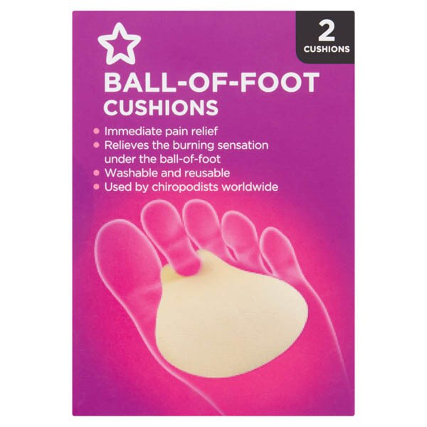 Superdrug Toe Loop Ball of Foot Cushion x2