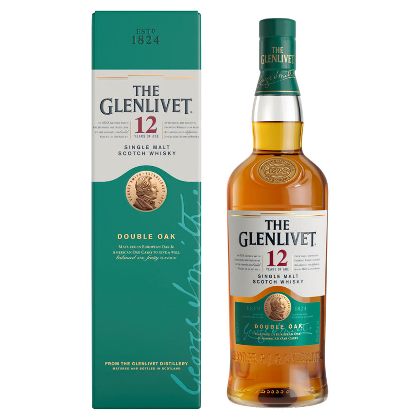 The Glenlivet 12 Year Old Single Malt Scotch Whisky