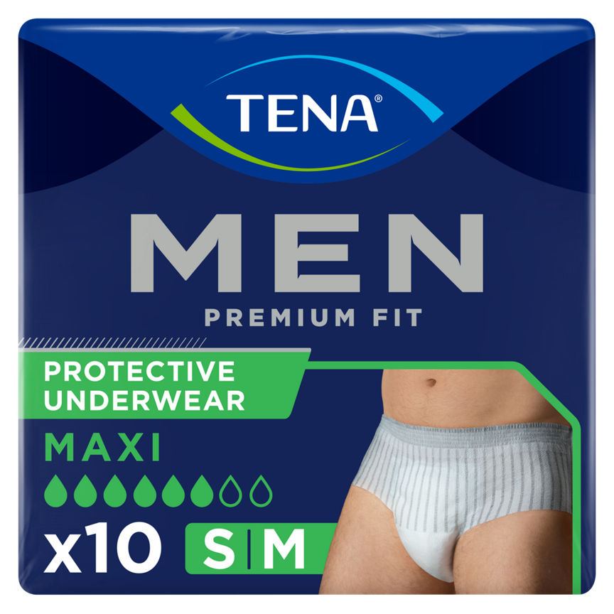 Tena Men Premium Fit Medium Bladder Weakness Pants GOODS ASDA   