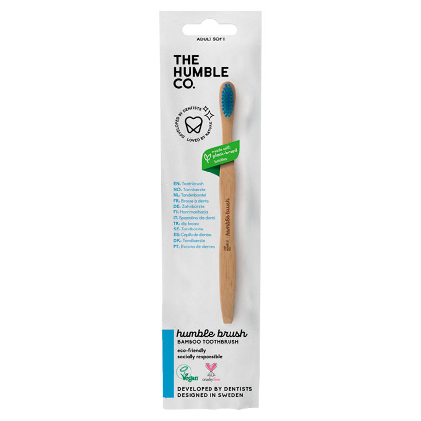 The Humble Co. Humble Brush Bamboo Toothbrush Adult Soft GOODS ASDA   