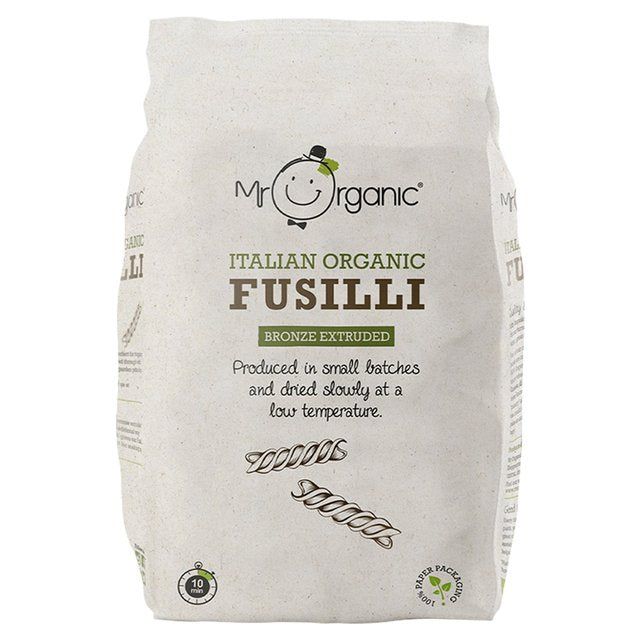 Mr Organic Italian Fusilli Pasta   500g