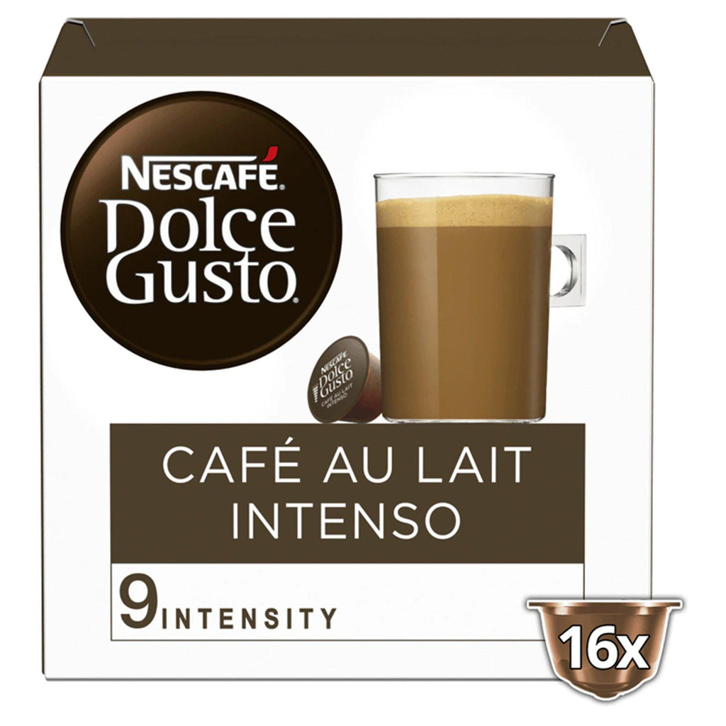 Nescafé Dolce Gusto Cafe au Lait Intenso Coffee x16 Pods, 16 Drinks