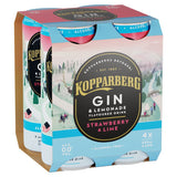 Kopparberg Gin & Lemonade Alcohol Free Flavoured Drink Strawberry & Lime GOODS ASDA   