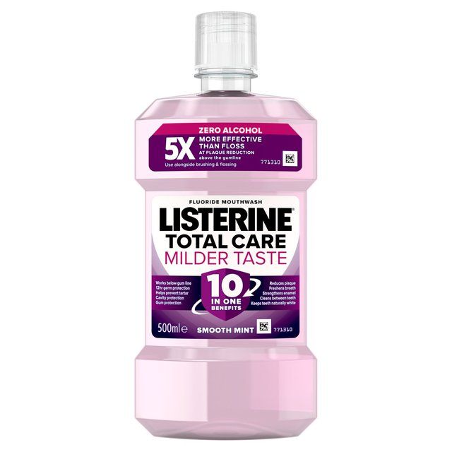 Listerine Total Care Zero MouthWash Smooth Mint   500ml