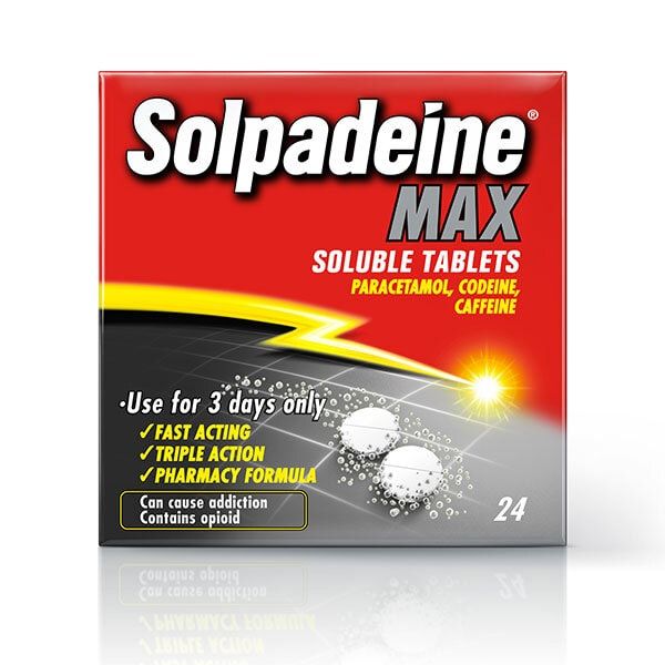 Solpadeine Max Soluble Pain Relief Tablets 24s