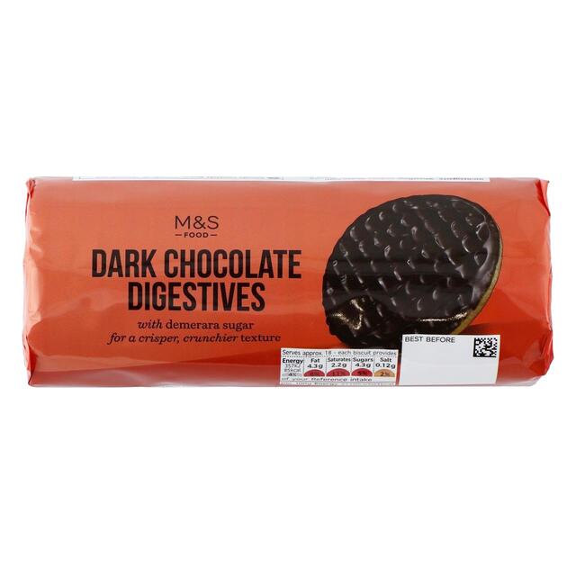 M&S Dark Chocolate Digestives   300g