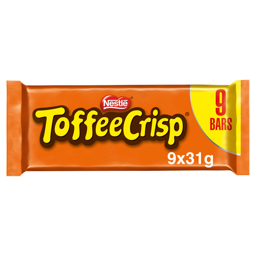 Toffee Crisp Bars 9 x 31g (279g)