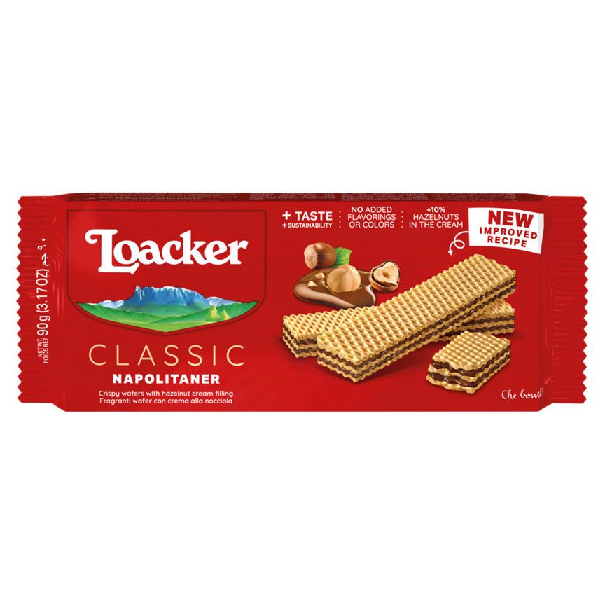 Loacker Classic Napolitaner Wafer Biscuits