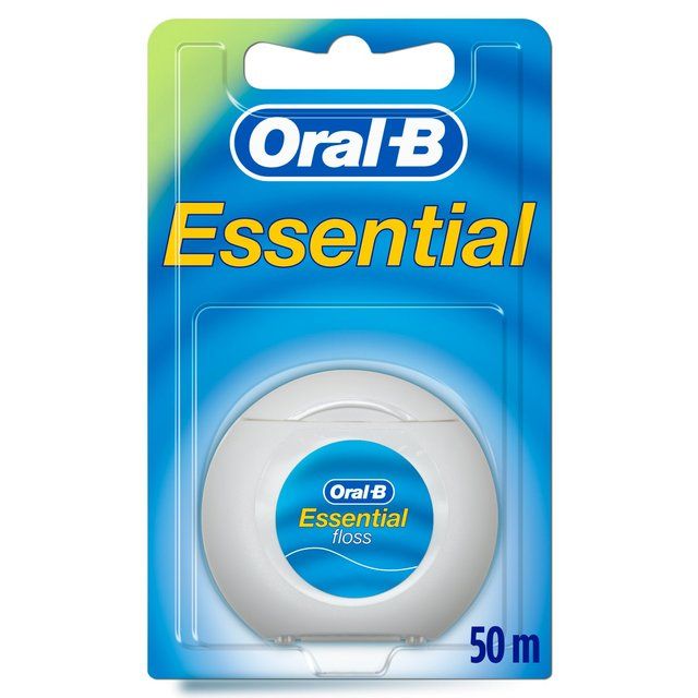 Oral-B Essential Mint Waxed Dental Floss   50m GOODS M&S   