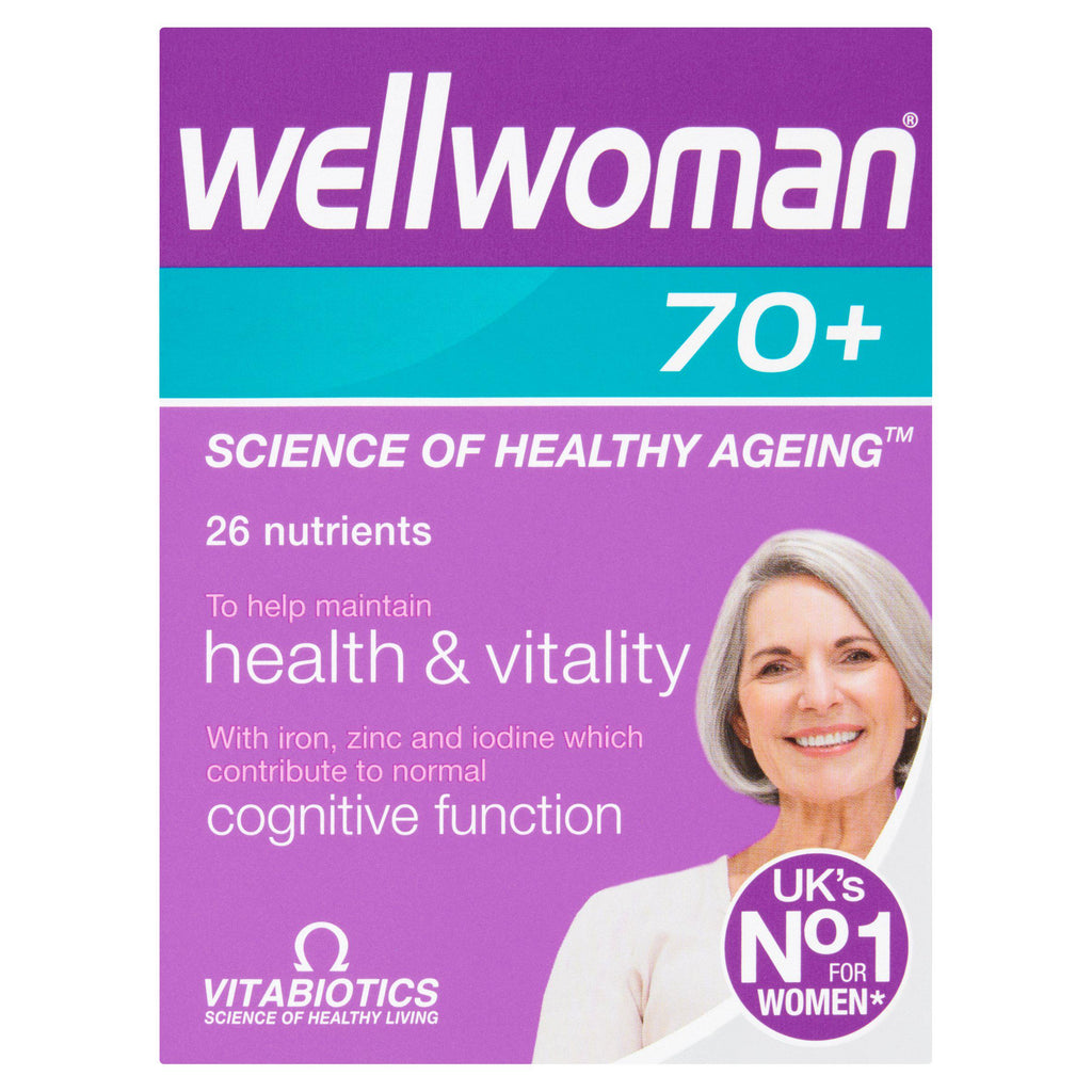 Vitabiotics Wellwomen Tablets 70+ Years x30