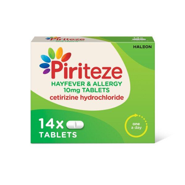 Piriteze Antihistamine Allergy Relief Tablets 14s