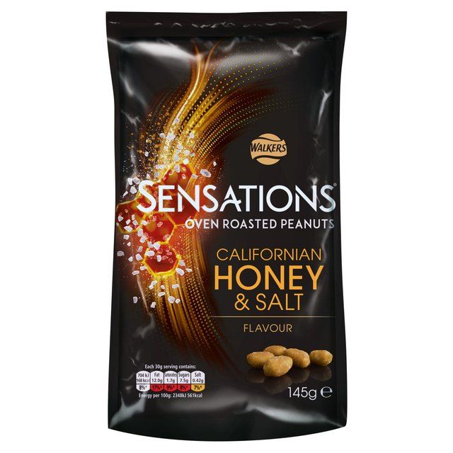 Sensations Californian Honey & Salt Roasted Sharing Peanuts   145g