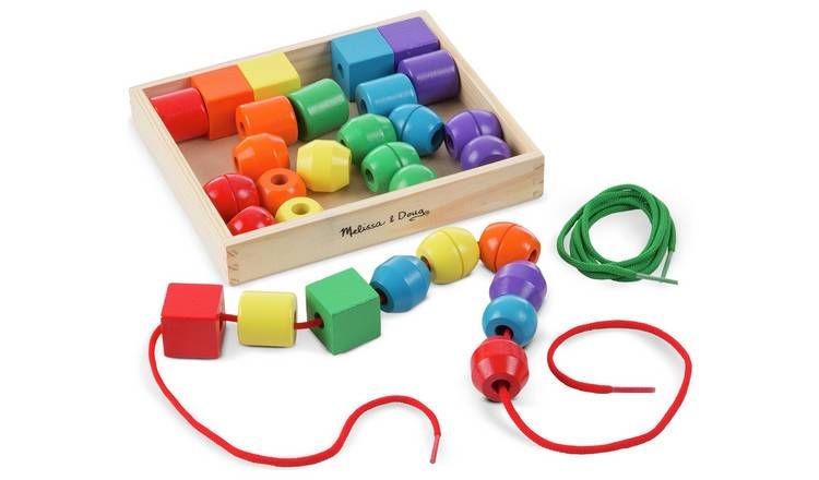 Melissa & Doug Primary Lacing Beads