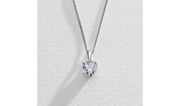 Revere Sterling Silver Heart Pendant Necklace