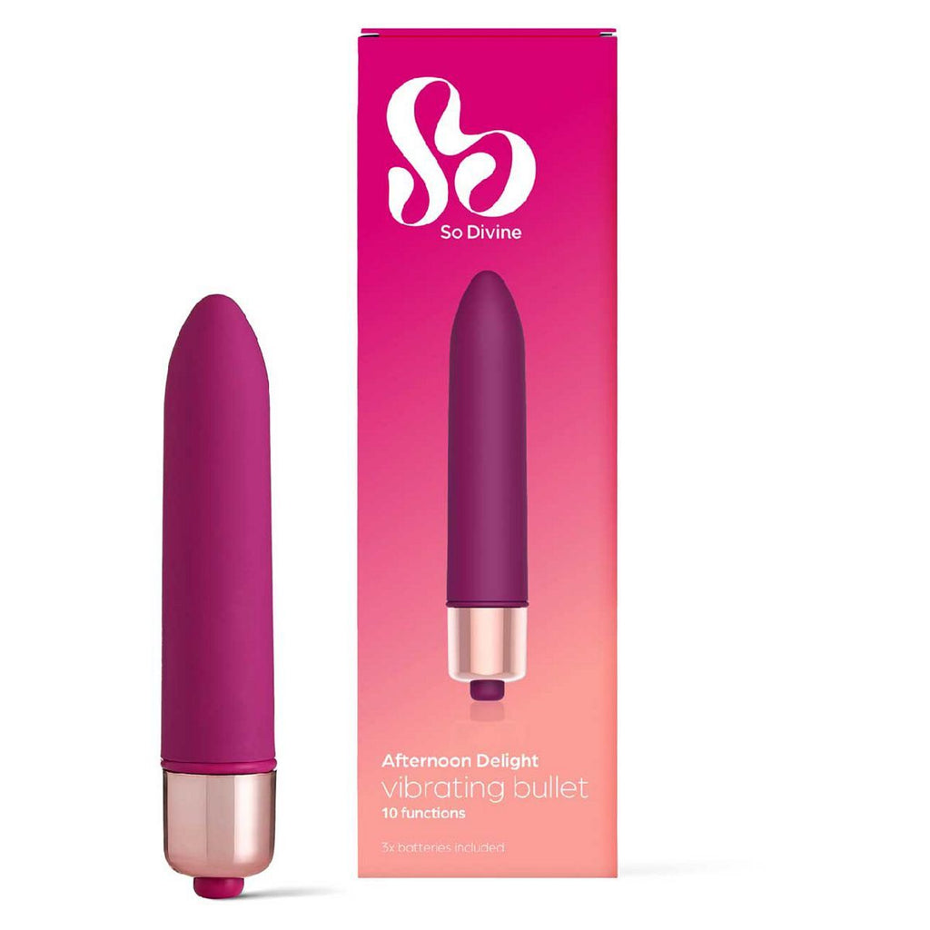 So Divine 10 Function Vibrating Bullet - Afternoon Delight