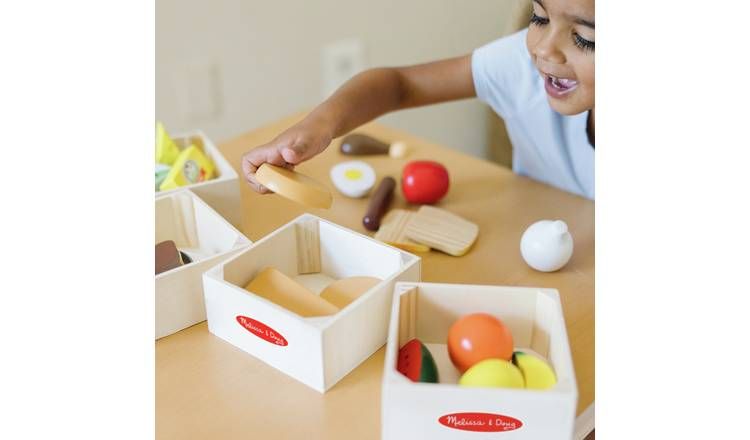 Melissa & Doug Sturdy Wooden Food Set