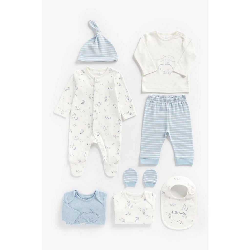 Newborn Boy 8 Piece Set