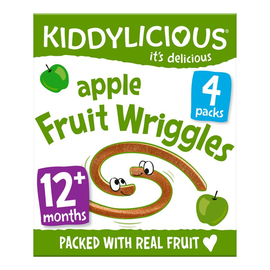 Kiddylicious Apple Fruit Wriggles 12+ Months