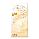 Lindt Lindor White Chocolate Bar 100g Block chocolate bars Sainsburys   