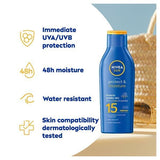 NIVEA SUN Suncream Lotion Protect & Moisture SPF15 200ml GOODS Superdrug   