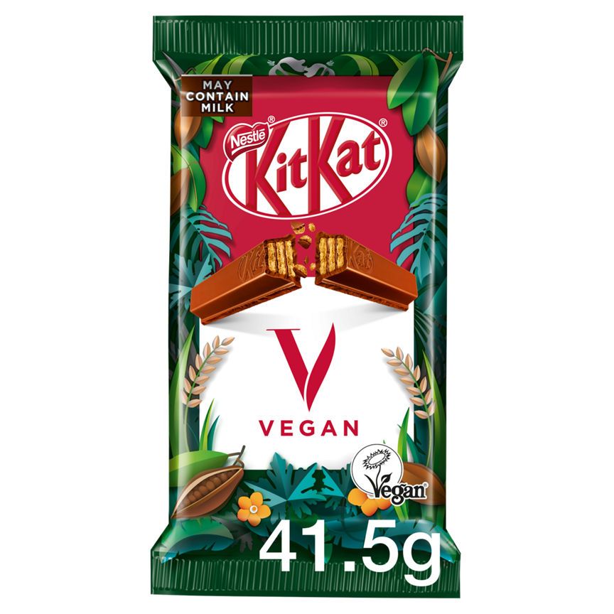 Kit Kat 4 Finger Milk Chocolate Vegan Biscuit Bar