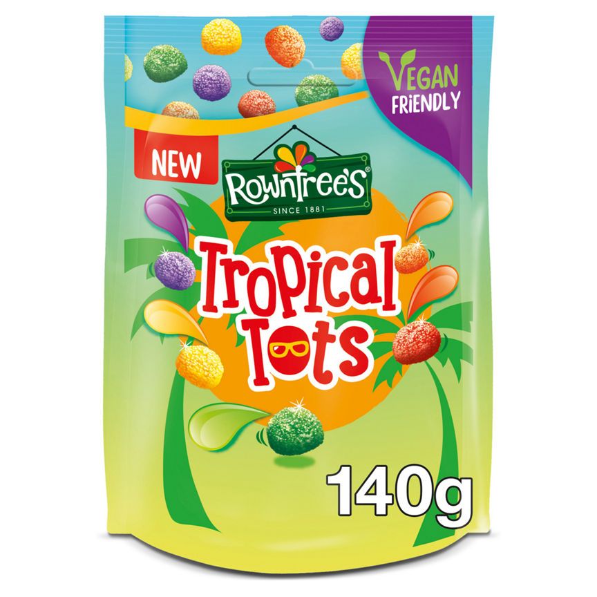 Rowntree's Tropical Tots Vegan Friendly Sweets Sharing Bag GOODS ASDA   