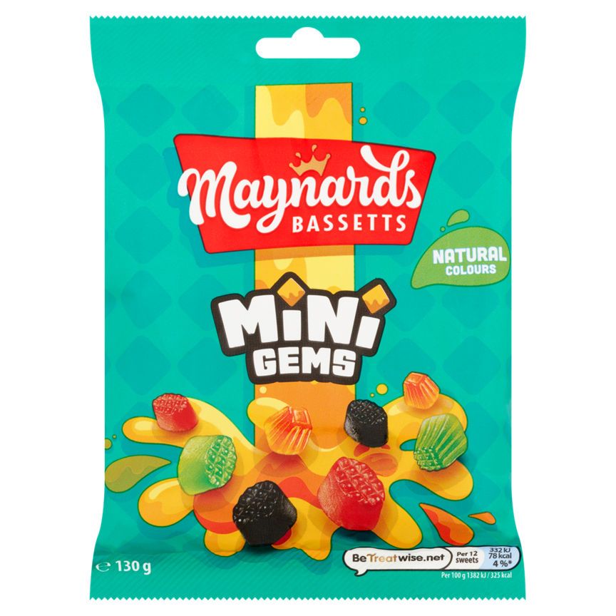 Maynards Bassetts Mini Gems 130g GOODS ASDA   