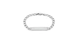 Revere Sterling Silver Personalised Curb ID Bracelet GOODS Argos