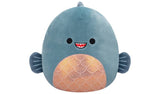 Squishmallows 7.5" Grey Piranha Plush GOODS Argos