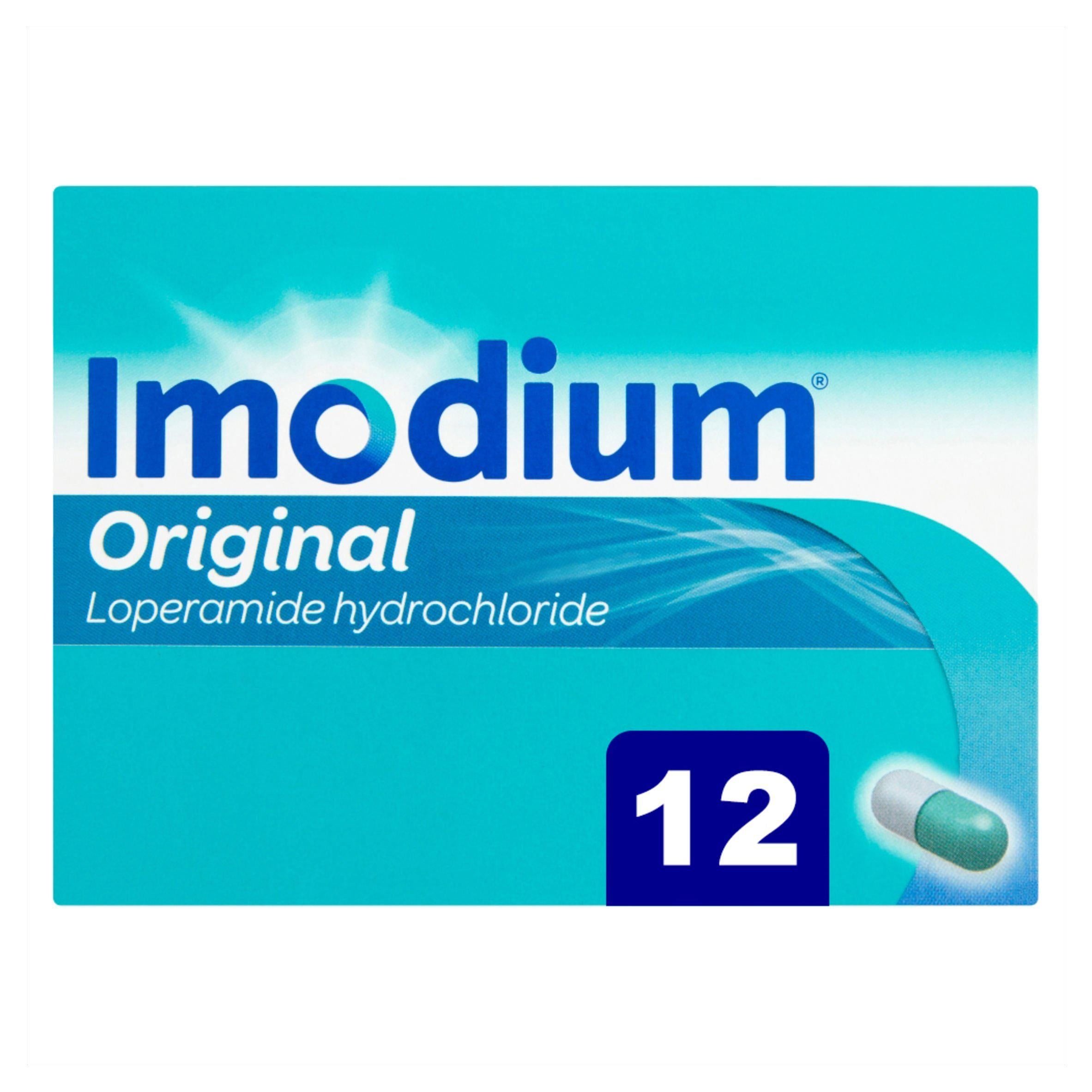 Imodium Original Relief from Diarrhoea In 1 Dose Tablets x12