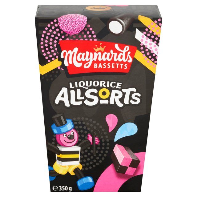 Maynards Bassetts Liquorice Allsorts Sweets Carton   350g