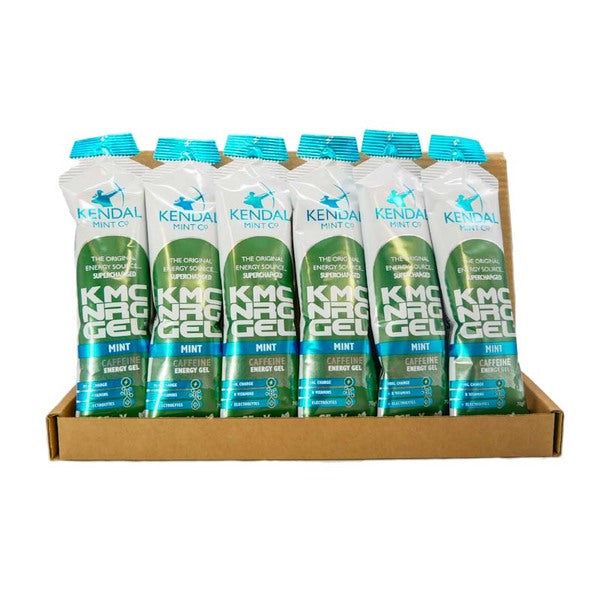 KMC NRG GEL+ Caffeine Energy Gel Mint - 6x70g