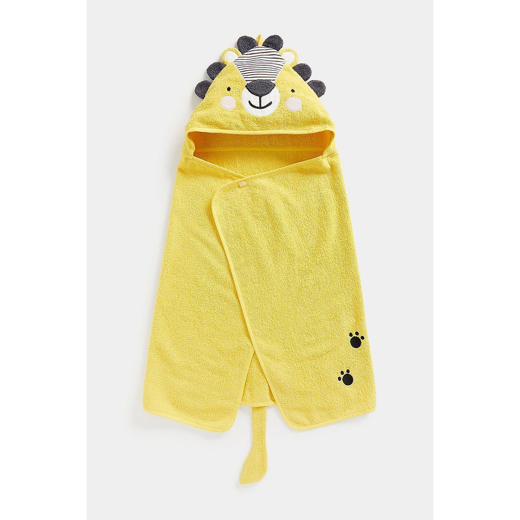 Mothercare Lion Cuddle and Dry Hooded Toddler Towel