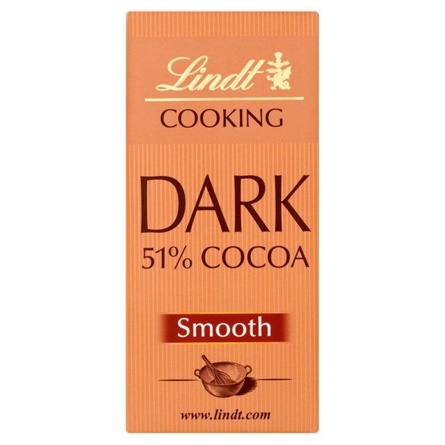 Lindt 51% Dark Cooking Chocolate Bar    200g