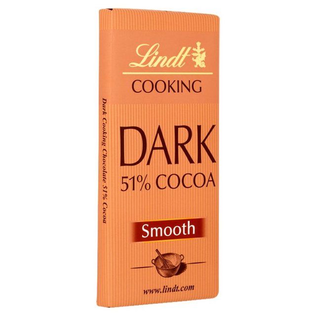 Lindt 51% Dark Cooking Chocolate Bar    200g