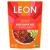 LEON Spicy Wholegrain Microwave Rice 240g GOODS Sainsburys   