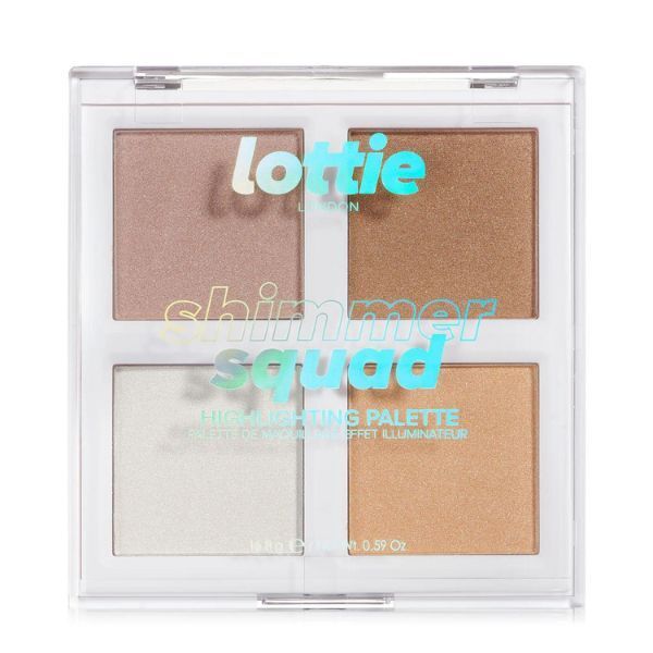 Lottie London Shimmer Squad Highlighter Palette GOODS Superdrug   