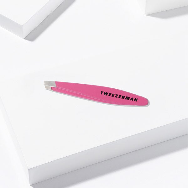 Tweezerman Pink Oval Mini Slant Tweezer GOODS Superdrug   