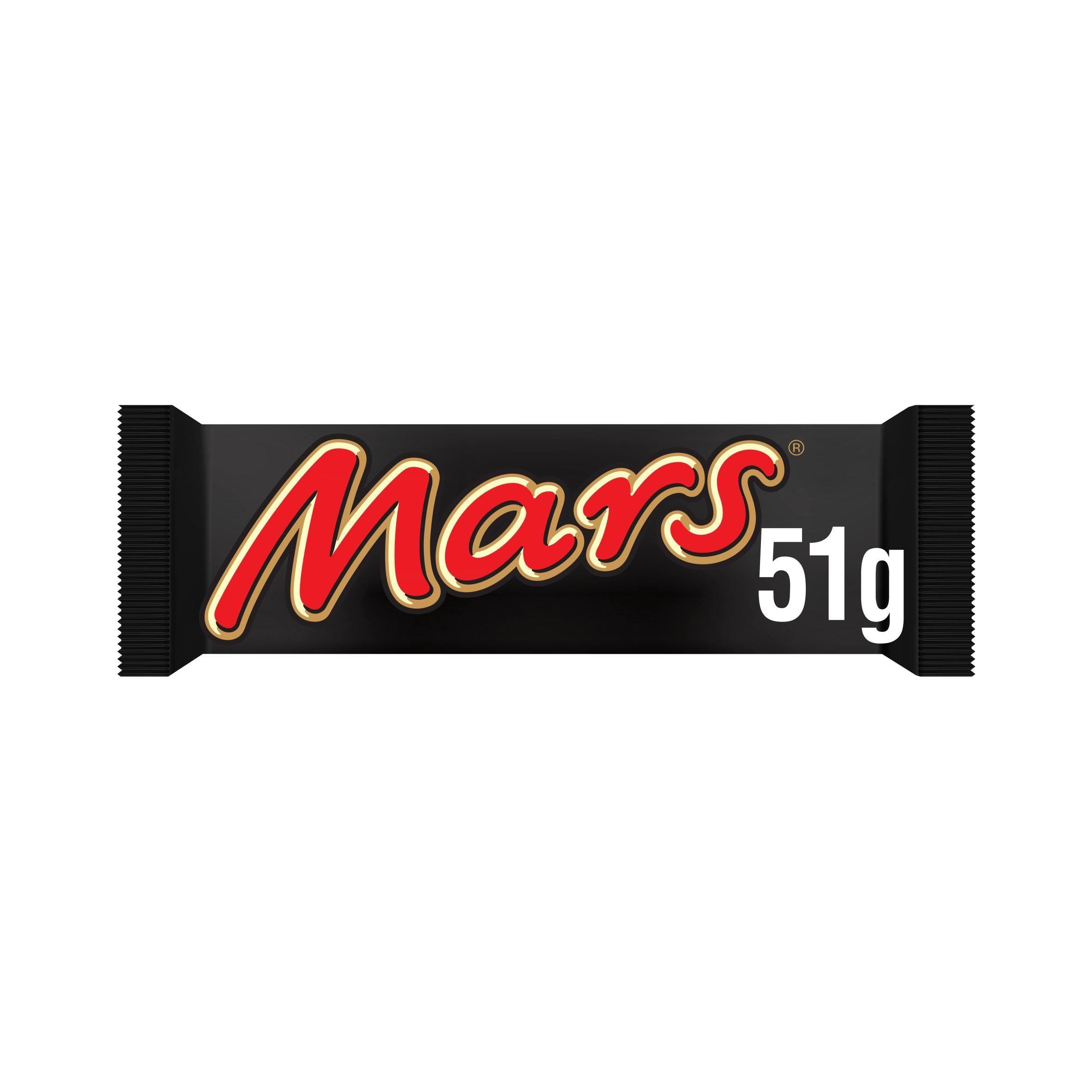 Mars Caramel Nougat & Milk Chocolate Snack Bar 51g Single bar chocolate Sainsburys   