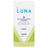 Superdrug Luna Super Non-Applicator Tampons x16 GOODS Superdrug   