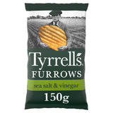 Tyrrells Furrows Sea Salt & Vinegar Sharing Crisps 150g GOODS Sainsburys   