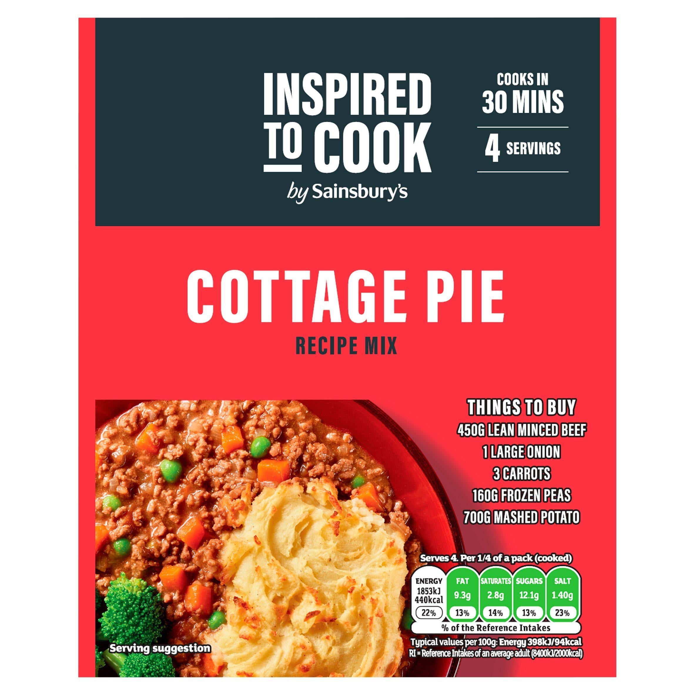 Sainsbury's Cottage Pie Recipe Mix, Inspired to Cook 45g GOODS Sainsburys   