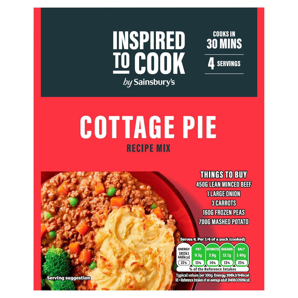 Sainsbury's Cottage Pie Recipe Mix, Inspired to Cook 45g