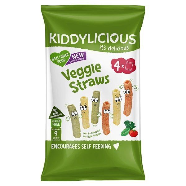 Kiddylicious, Toddler snacks, Straws Multi, Veggie GOODS Superdrug   