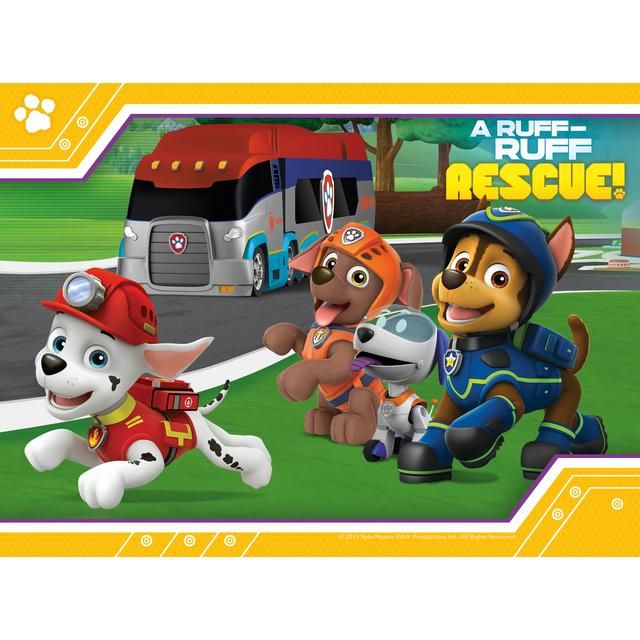 Paw Patrol 4 in a Box Jigsaw Puzzles Toys & Kid's Zone M&S   