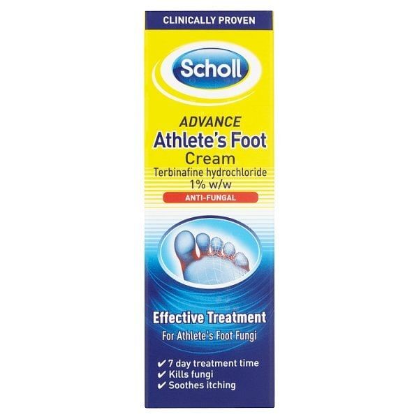 Scholl Athletes Foot Cream Advance Antifungal Treatment 15ml GOODS Superdrug   